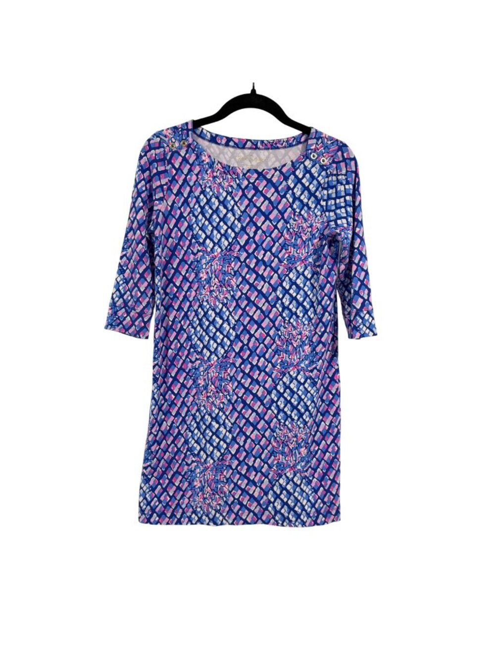 Lilly‎ Pulitzer Girls Mini Sophie Dress in Royal Purple Pop Up XL (12-14)